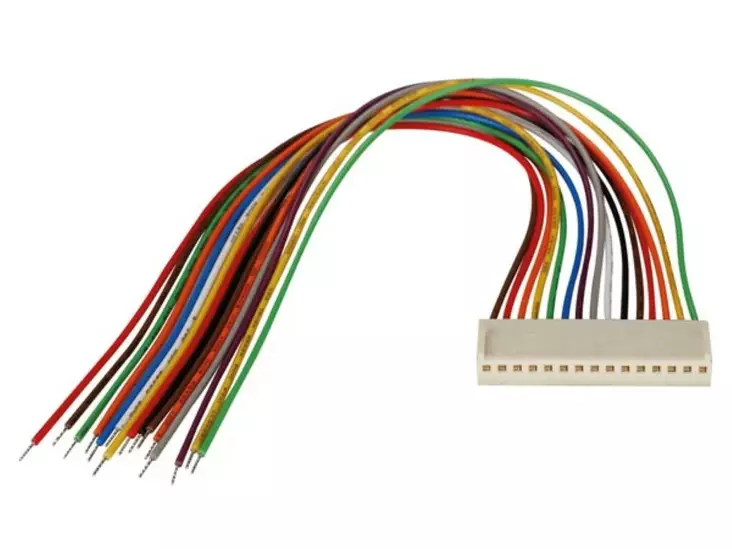 PIIRILEVYLIITIN NAARAS 15-NAP JAKOVÄLI 2,54mm 20cm JOHTIMILLA - Piirilevyliittimet - BTWF15 - 1