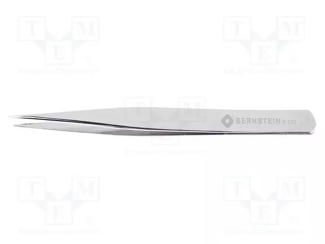 PINSETTI - 110MM - TERÄN KÄRJEN MUOTO: TERÄVÄ - YLEISMALLINEN - Yleiskäyttöiset atulat ja pinsetit - BRN-5-125 - 1