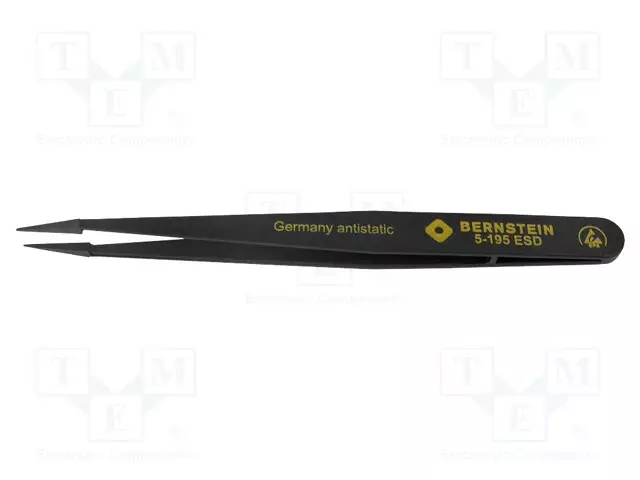 PINSETTI - TERÄN KÄRJEN MUOTO: TERÄVÄ - PINSETIN PIT: 120MM - ESD - ESD-atulat - BRN-5-195 - 1