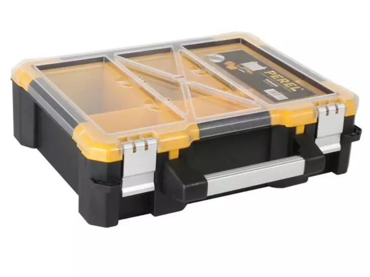 PLASTIC STORAGE CASE WITH REMOVABLE BINS - 15'' - Työkalulaukut ja säilytyslokerot - OSC15 - 1