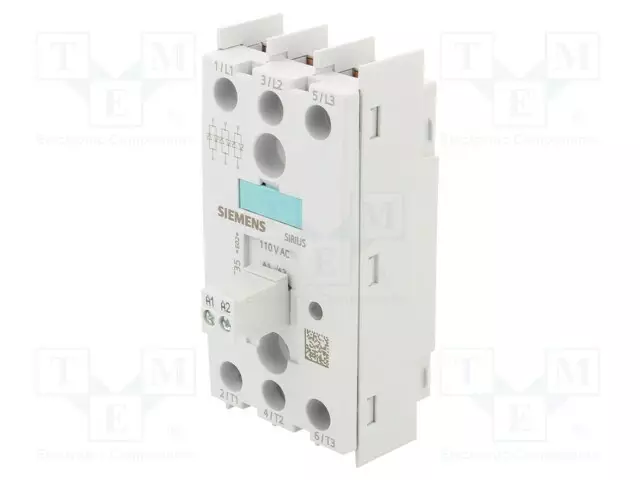 RELE: PUOLIJOHDE - 30A - UKYTK: 48÷600VAC - 3-VAIHEINEN - 95X45X47,5MM - Puolijohdereleet - 3RF2230-1AC35 - 1