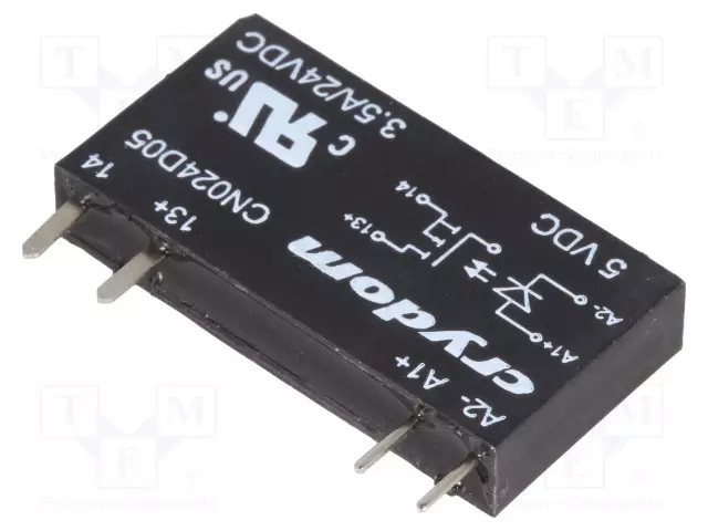 RELE: PUOLIJOHDE - 3÷12VDC - 3,5A - 0÷24VDC - THT - SIP - CN - Puolijohdereleet - CN024D05 - 1