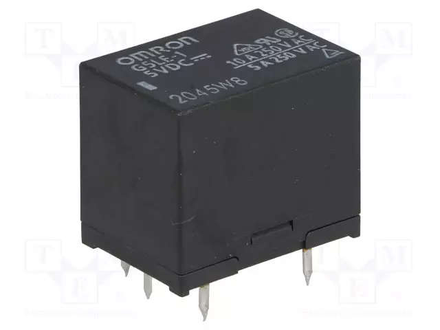 RELE - SPDT - UKELAN: 5VDC - IKOSKETINTEN MAX: 10A - Pienoisreleet - G5LE-1-5 - 1