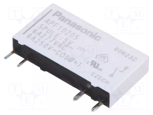 RELE - SPST-NO - UKELAN: 5VDC - 6A/250VAC - APF - Pienoisreleet - APF10205 - 1