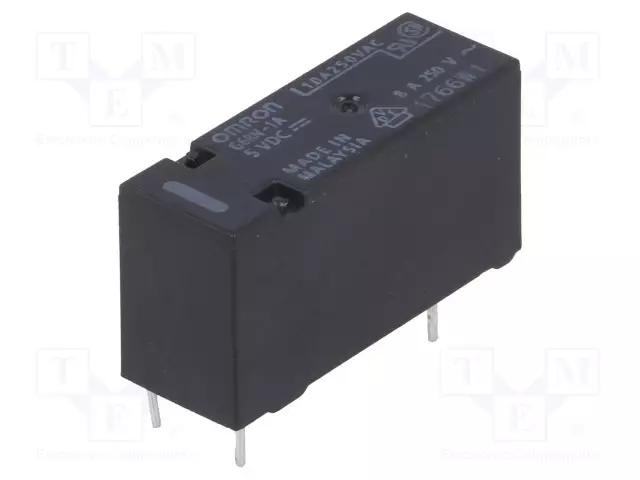 RELE - SPST-NO - UKELAN: 5VDC - 8A/250VAC - G6RN - Pienoisreleet - G6RN-1A-5 - 1