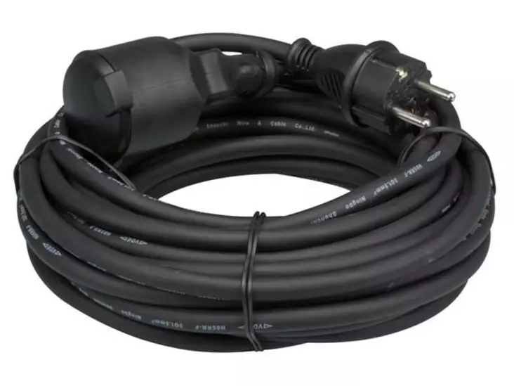 RUBBER EXTENSION CABLE 10m - 3G1.5 - Jatkojohdot ja -haaroittimet - EC10R15 - 1