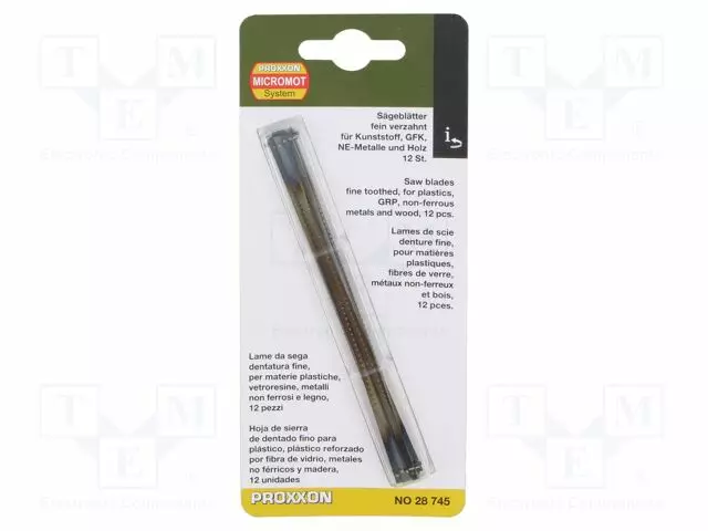 SAHATERÄ-SARJA - METALLI - 127MM - 25HAMPAAT/TUUMA - 12KPL - Sahat ja rautasahat - PR28745 - 1