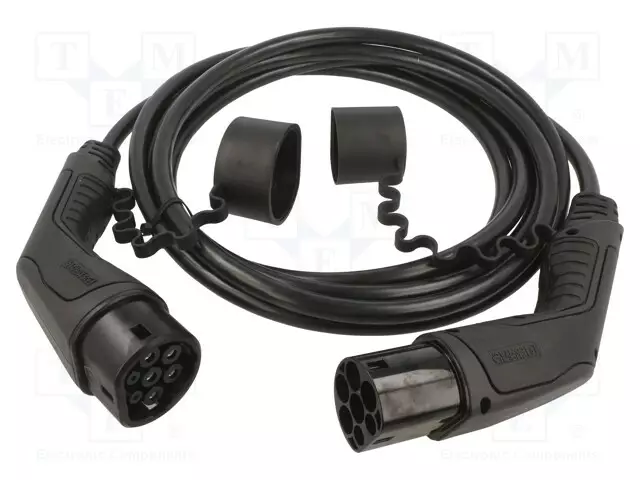 SÄHKÖAUTON LATAUSKAAPELI - 1X0,5MM2,5X4MM2 - 480V - 26,6KW - IP44 - 5M - 32A - Sähköauton latauskaapelit - 1628125 - 1