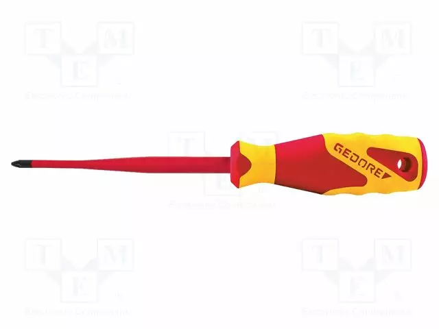 SCREWDRIVER: INSULATED - PHILLIPS - PH2 - BLADE LENGTH: 100MM - Ruuvimeisselit ja sarjat - GEDORE-2824825 - 1