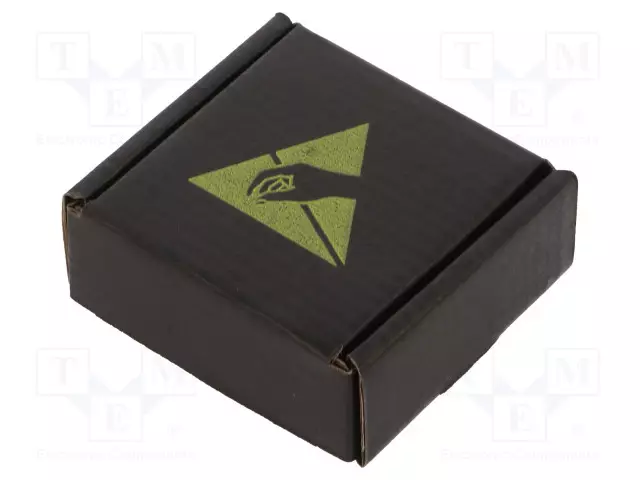 SÄILIÖ: LAATIKKO - SIENILLÄ - ESD - MUSTA - PAHVI - 60X60X25MM - ESD rasiat, laatikot - ATS-026-0065 - 1