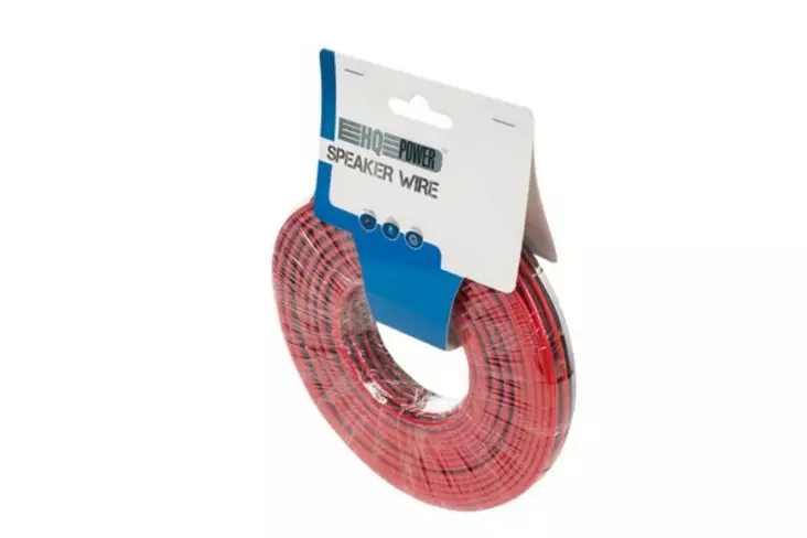 SPEAKER WIRE - RED/BLACK - 2 x 2.50 mm² - 25 m - Kaiutinkaapelit - HQLW10005 - 1