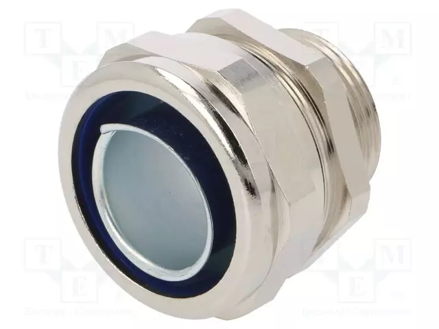 SUORA PÄÄTELIITIN - KIERRE: METRINEN,ULKO-MESSINKI - IP68 - Punosten lisätarvikkeet - SLB34-M25X1.5 - 1