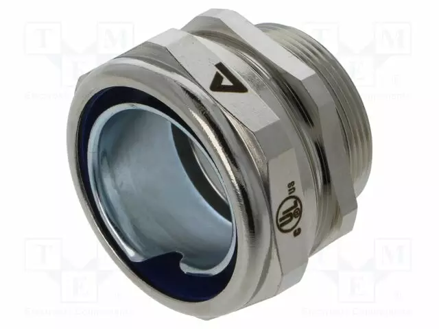 SUORA PÄÄTELIITIN - KIERRE: METRINEN,ULKO-MESSINKI - IP68 - Punosten lisätarvikkeet - SLB1.14-M40X1.5 - 1