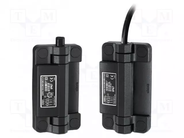 SAFETY SWITCH: HINGED - CFSW - NC X2 + NO X2 - CABLES - 5M - 180° - PIN: 8 - Turvasaranakytkimet - CFSW.11062NO2NCFC5 - 1