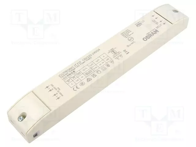 VIRTALÄHDE: IMPULSSI - LED - 120W - 24VDC - 220÷240VAC - IP20 - -20÷50°C - LED teholähteet - 4062172168045 - 1