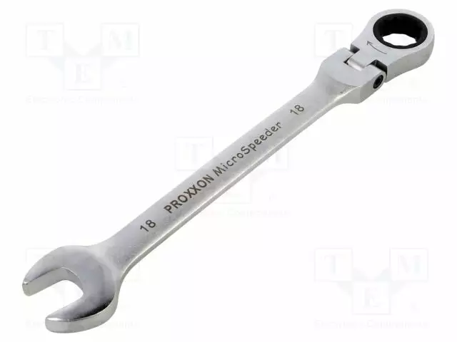 WRENCH: COMBINATION SPANNER - RATTLE,WITH JOINT - 18MM - Vääntötyökalut ja kiintolenkit - PR23055 - 1