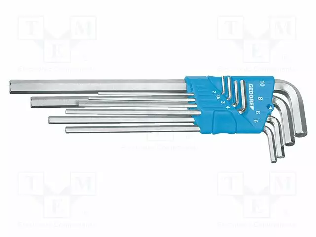 WRENCH: HEX KEY-SET - 8PCS. - Kuusiokolo- ja TORX avaimet - GEDORE-1543555 - 1