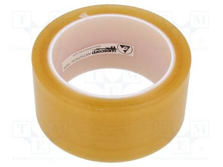 TAPE: PACKAGING - ESD - L: 65.8M - W: 48MM - PAKS.: 0.06MM - COLOURLESS - ESD teipit ja etiketit - SCS-242296 - 1