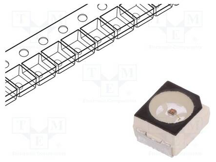 PINTALIITOS LED - 3528,PLCC2 - KELTAINEN - 1208÷2415MLM - 355÷900MCD - 120° - Pintaliitos LED - LY-T68B-T2V1-26 - 1