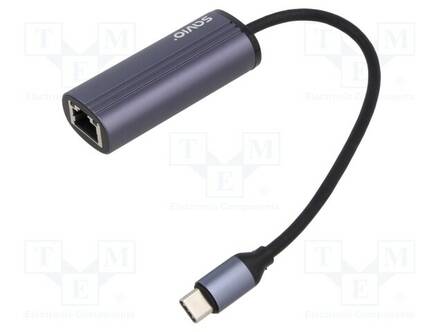 USB ADAPTERI ETHERNETILLE - USB 3.1 - PNP - HARMAA - 0,18M - ALUMIINI - Tietokonetarvikkeet - muut - SAVAK-56 - 1