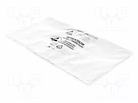 ROSKAPUSSI - ESD - 450X735X990MM - PAKS.: 32,5UM - 110L - 100KPL - LDPE - ESD toimistotarvikkeet - ATS-091-0046 - 1