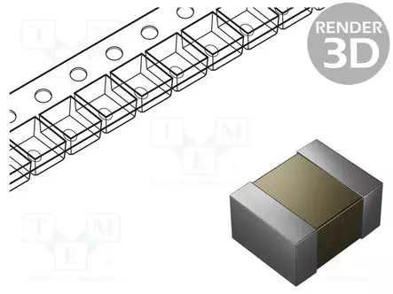 KERAAMINEN KONDENSAATTORI - MLCC - 47UF - 10V - X7R - ±10% - SMD - 1210 - MLCC SMD kondensaattorit - MC10KTB100476 - 1