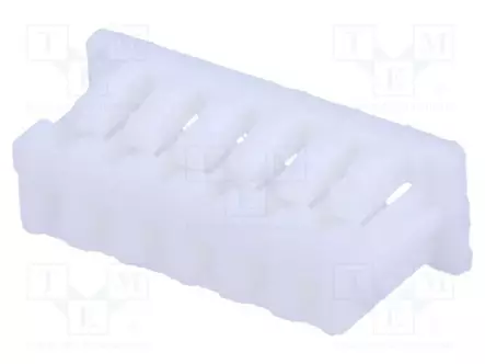 LIITIN: JOHTO-LEVY - PISTOKE - NAARAS - PIN: 6 - 125V - PURISTETTAVA - Signaaliliittimet rasteri 1,25mm - 125CHA06 - 1