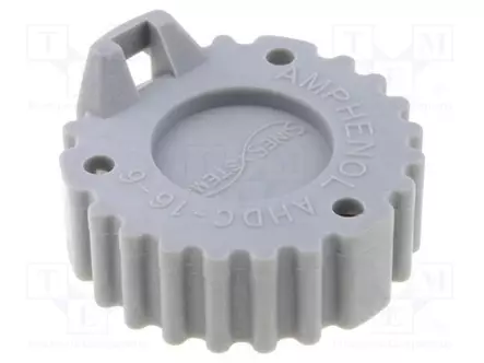 PISTORASIAN SUOJA - AHD - PIN: 6 - HARMAA - Ajoneuvoliittimet - AHDC-16-6 - 1