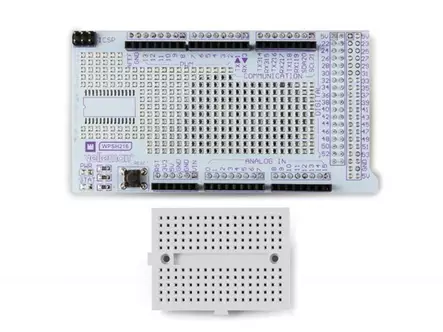 PROTOSHIELD PROTOTYPING BOARD WITH MINI BREADBOARD FOR ARDUINO® MEGA - Arduino yhteensopivat shieldit - WPSH216 - 2