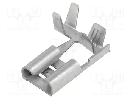 PURISTUSLIITIN - LITTEÄ - 6,3MM - 0,8MM - NAARAS - 1,5÷2,5MM2 - PURISTETTAVA - Eristämättömät liittimet - BM02296 - 1