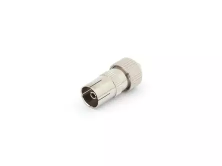 TV PLUG FEMALE 9.5mm/2.3mm, METAL - Plugit ja jakit - CV006 - 1
