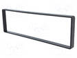 AUTORADION KEHYS - 1 DIN - MUSTA - Kehykset autoradioille - RAM-40.026 - 1