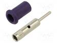 LABORATORY CONNECTOR: 4MM BANANA - SOCKET - 30VAC - 60VDC - 25A - Banaanijatkoliittimet - EB4-IRN-26 - 1