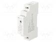 VIRTALÄHDE: IMPULSSI - DIN-KISKOLLE - 12W - 5VDC - 2,4A - 220÷240VAC - DIN-kisko virtalähteet - QOLTEC-50996 - 1