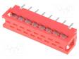LIITIN: JOHTO-LEVY - SIIRTYMÄ - PIN: 16 - 1,5A - IDC,THT - PCB - Micro-Match liittimet, rasteri 1,27mm - DS1015-02-16R6 - 1
