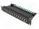 LIITIN: RJ45 - PATCH PANEL - CAT: 6 - RACK - MUSTA - PORTTIEN LUKU: 12 - RJ liittimet - LOG-NP0046 - 1