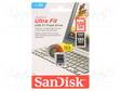 PENDRIVE - USB 3.2 - 128GB - R: 130MB/S - ULTRA FIT - USB A - USB muistit - SDCZ430-128G-G46 - 1