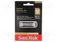 PENDRIVE - USB 3.2 - 64GB - EXTREME GO - MUSTA,HOPEA - USB A - USB muistit - SDCZ810-064G-G46 - 1