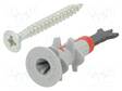PIN - WITH SCREW - DUOBLADE - 25PCS - PIN MATERIAL: PLASTIC - DRYWALL - Ruuvit - muut - FISCHER-545676 - 1