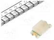LED - VIHREÄ - SMD - 0603 - 2,5÷6,3MCD - 2,2VDC - 1,6X0,8X0,55MM - 20MA - Pintaliitos LED - SML-D12P8WT86 - 1