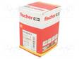 PLASTIC ANCHOR - WITH SCREW - 8X60 - ZINC-PLATED STEEL - N - 50PCS - 8MM - Ruuvit - muut - FISCHER-50356 - 2