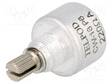 POTENTIOMETRI: AKSIAALINEN - YKSIKIERROS - 220OHM - 1W - ±20% - 6MM - THT - Cermet potentiometrit - CW-18-220R-P6 - 1