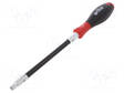 SCREWDRIVER: STANDARD - WITH FLEXIBLE SHAFT - 6-ANGLES SOCKET - Ruuvimeisselit ja sarjat - WIHA.01436 - 1