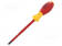SCREWDRIVER: INSULATED - SLOT - 5.5X1MM - BLADE LENGTH: 125MM - 1KVAC - Ruuvimeisselit ja sarjat - WIHA.00826 - 1