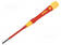 SCREWDRIVER: INSULATED - PRECISION - SLOT - SL 2.5 - 1KVAC - Ruuvimeisselit ja sarjat - WIHA.42376 - 1
