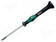 SCREWDRIVER: PRECISION - TORX® - TX06 - BLADE LENGTH: 40MM - Ruuvimeisselit ja sarjat - WERA.2067TX6 - 1