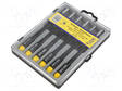 SCREWDRIVER: PRECISION-SET - 6-ANGLES SOCKET - 6PCS. - Ruuvimeisselit ja sarjat - D-280-66 - 1