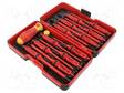 SCREWDRIVER: INSULATED-SET - INSULATED - 1KVAC - PLASTIC BOX - 14PCS. - Ruuvimeisselit ja sarjat - FL06391306 - 1