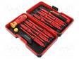 SCREWDRIVER: INSULATED-SET - INSULATED - 1KVAC - PLASTIC BOX - 14PCS. - Ruuvimeisselit ja sarjat - FL06391316 - 1