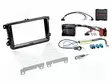 RATTIOHJAIN ADAPTERI- SEAT,VW,ŠKODA - VERSIO: 2 DIN - Adapterijohdot - 621320-30-06 - 1